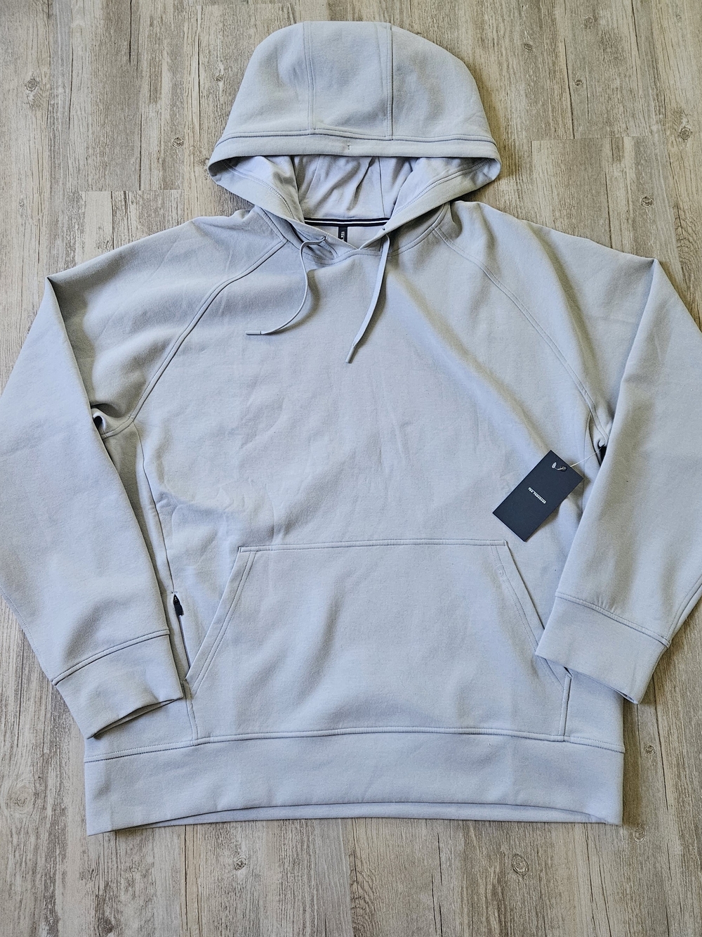 NWT Ten Thousand Light Formal Gray Midweight Tech Pullover Hoodie XXL Active